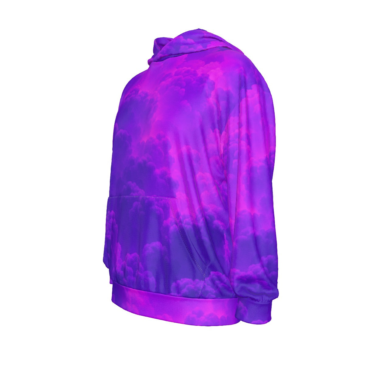 Men's Drop Shoulder Patch Pocket Hoodie