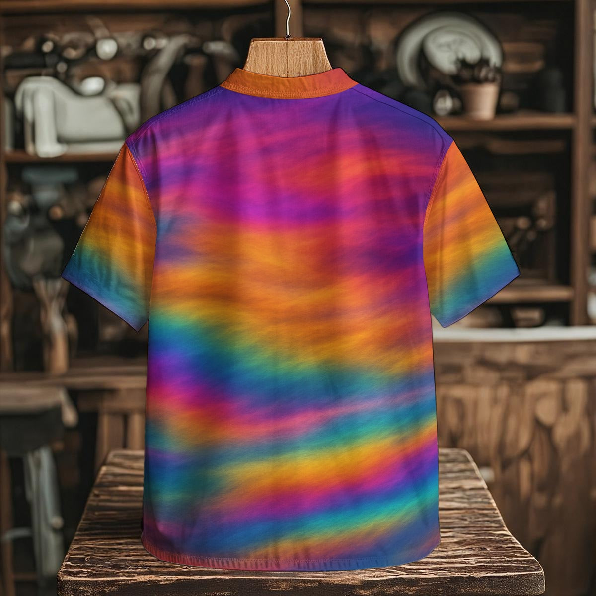 Men's Henley Shirt With Chest Pocket