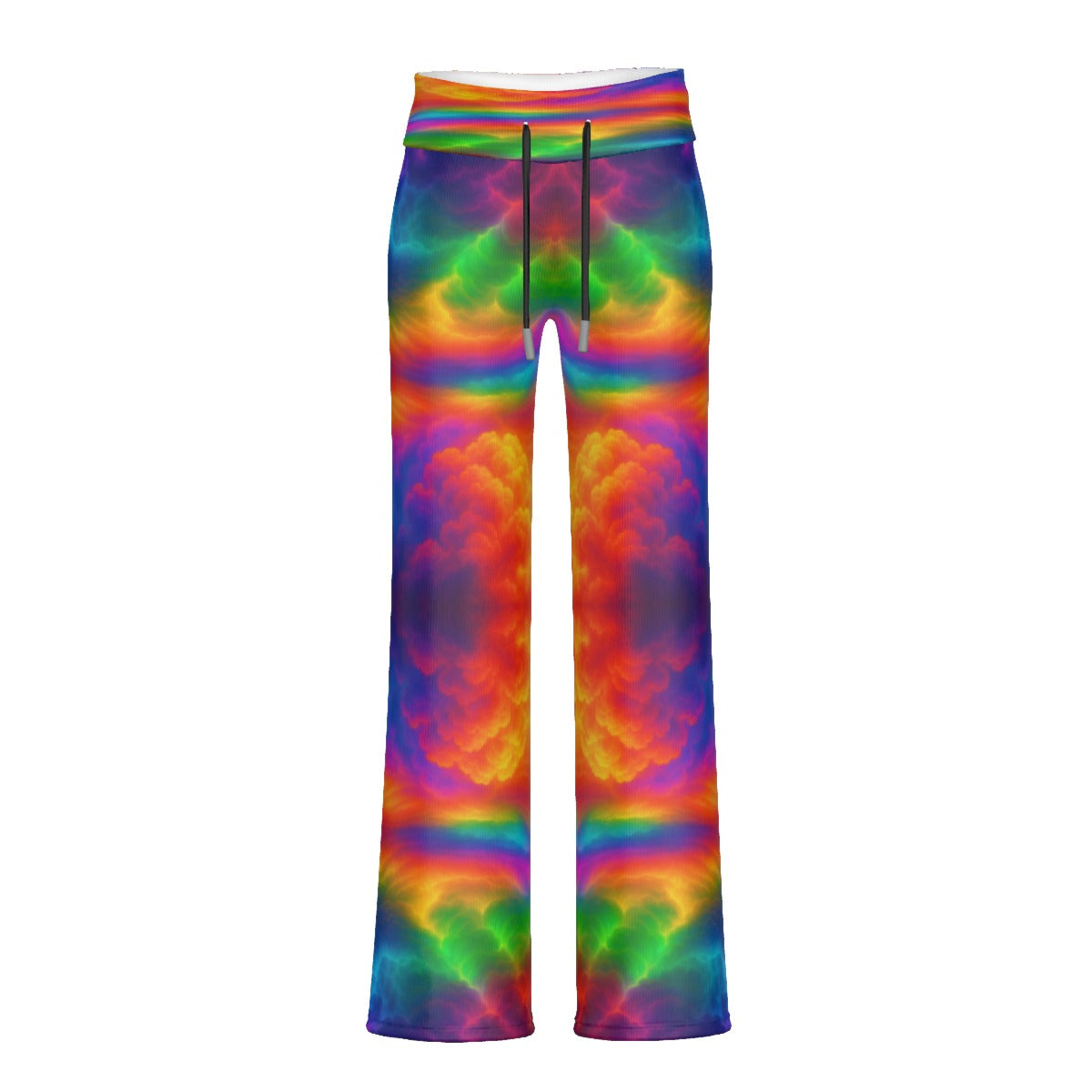 Women's High-waisted Straight-leg Trousers