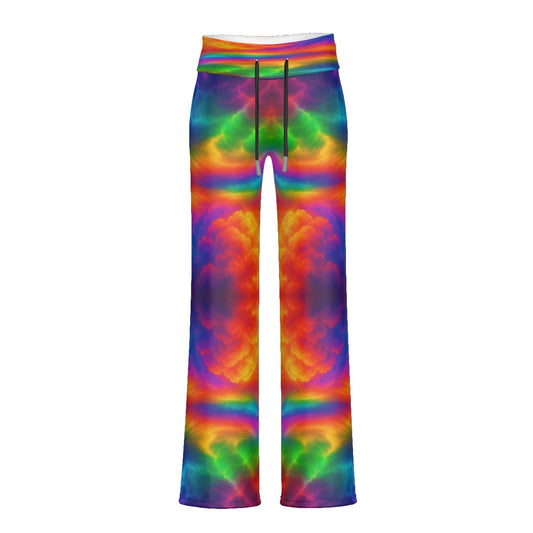 Women's High-waisted Straight-leg Trousers