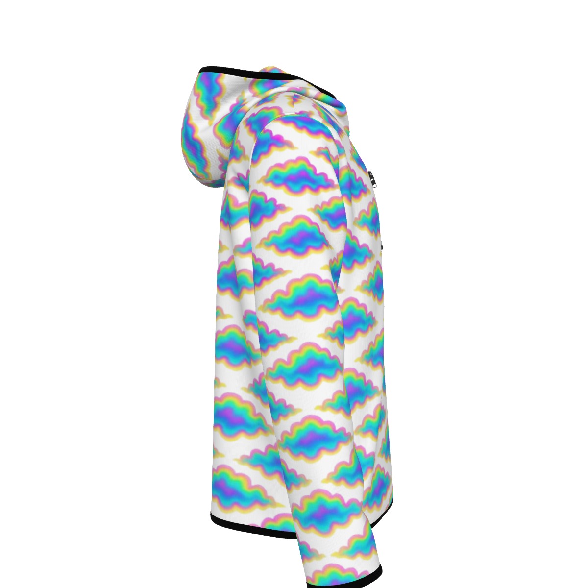 Men's Stylish Hoodie with Thumb Hole Design - view 3