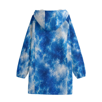 Unisex Windbreaker Long Jacket by O’Nimbus – view 2