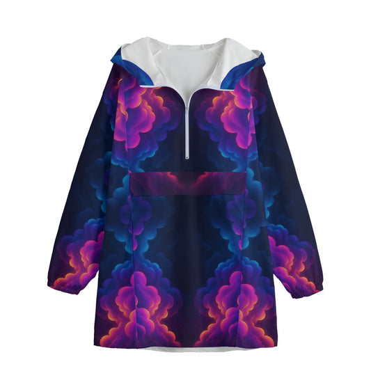 Unisex Windbreaker Long Jacket
