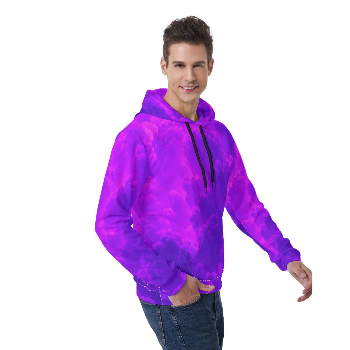 Men's Thicken Pullover Hoodie With Inner Hood