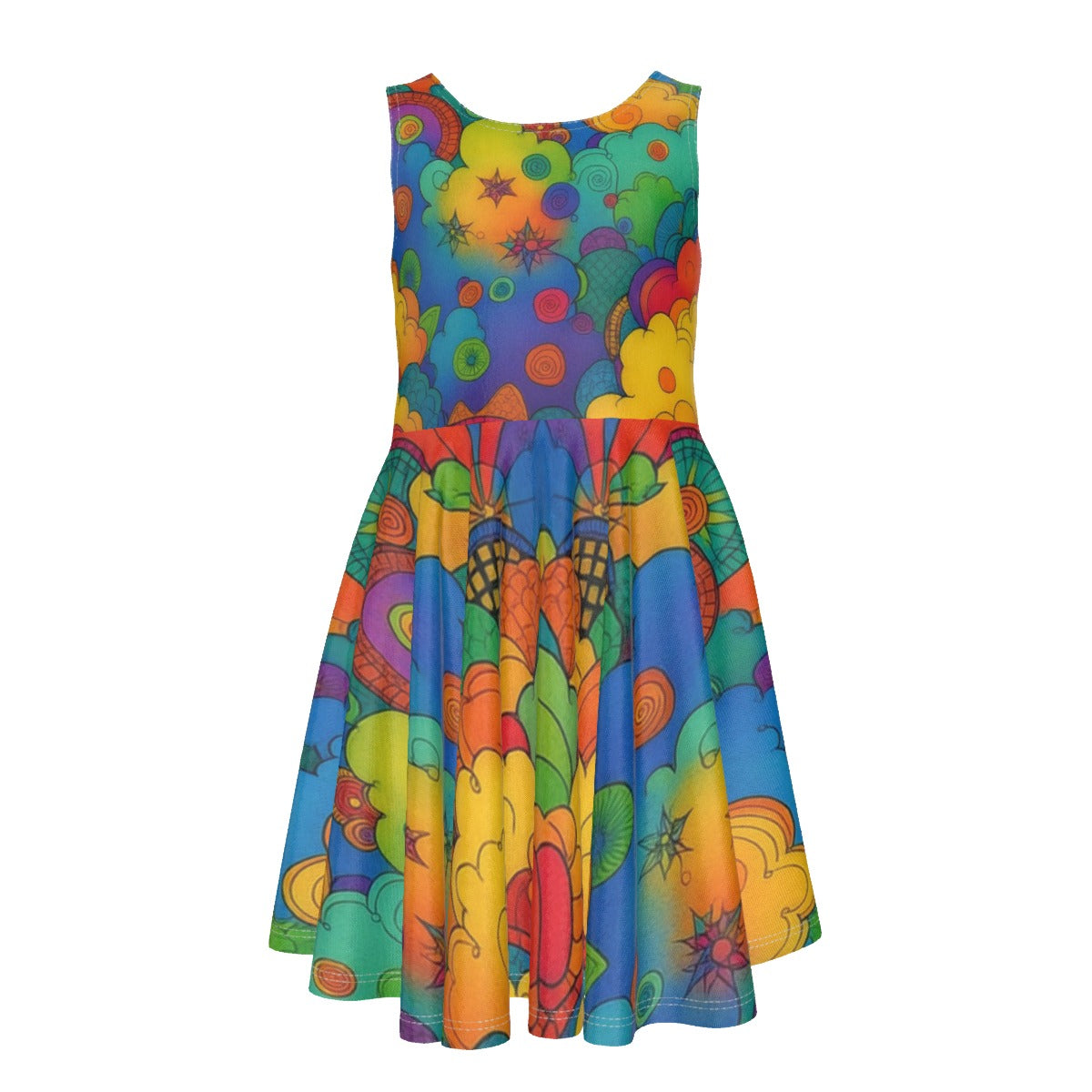 Unisex Kid's Sleeveless Vest Dress