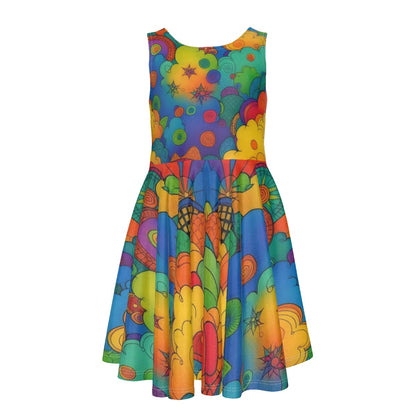 Unisex Kid's Sleeveless Vest Dress