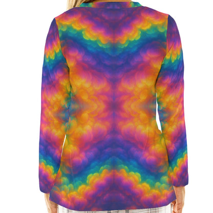 Women's Loose V-Neck T-Shirt With Long Sleeve