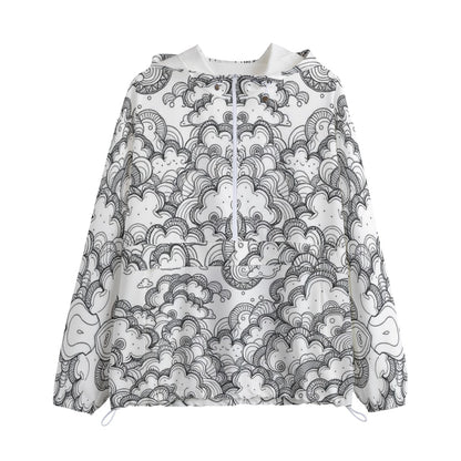 Unisex Pullover Jacket With Zipper Closure