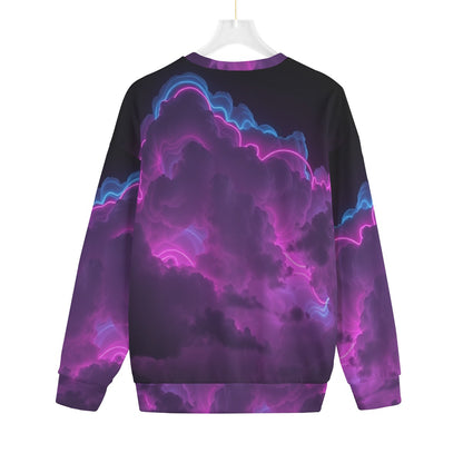 Unisex Drop-shoulder Knitted Fleece Sweater - view 2