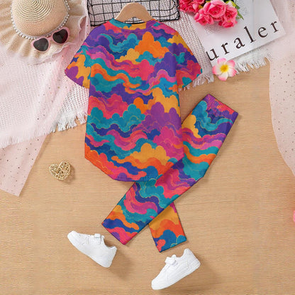 Kids' Casual Top and Pants Set