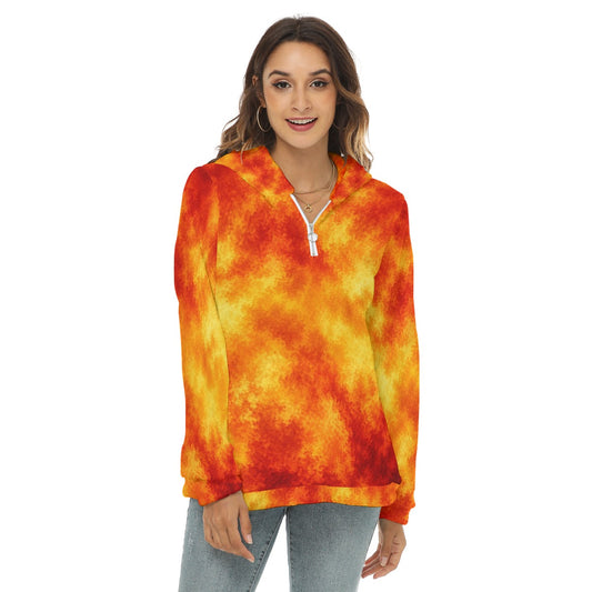 Women’s Borg-Fleece Half-Zip Hoodie - view 1