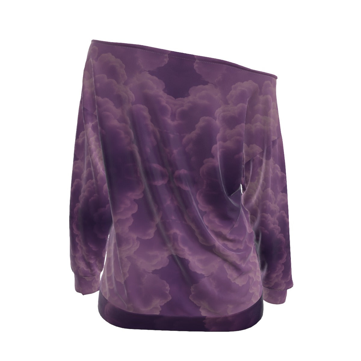 Women's Off-Shoulder Sweatshirt