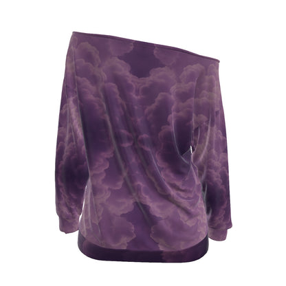 Women's Off-Shoulder Sweatshirt