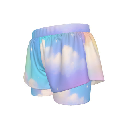 Unisex Sports Lined Shorts