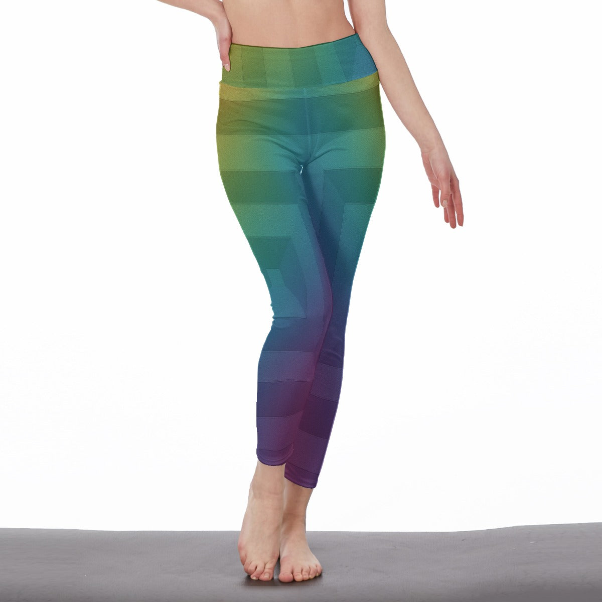 Women's High Waist Leggings | Side Stitch Closure