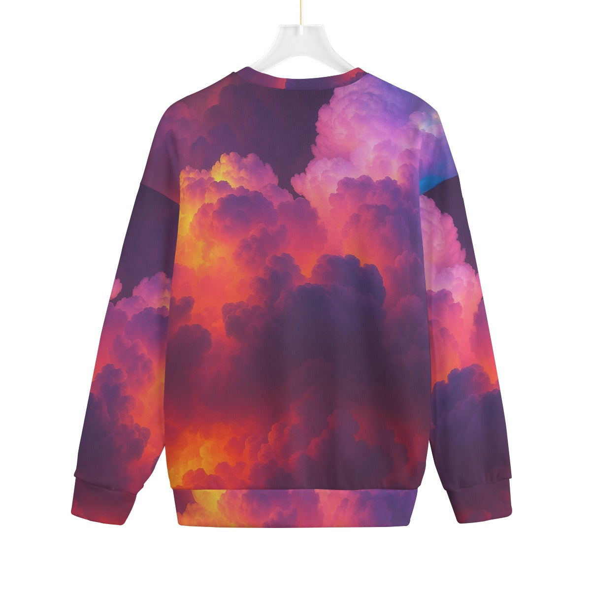 Unisex Drop-shoulder Knitted Fleece Sweater - view 2
