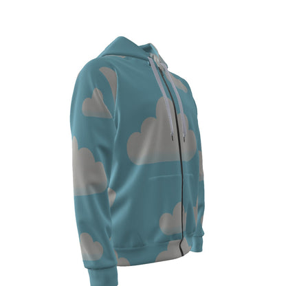 Unisex Zipper Hoodie With Black Lining