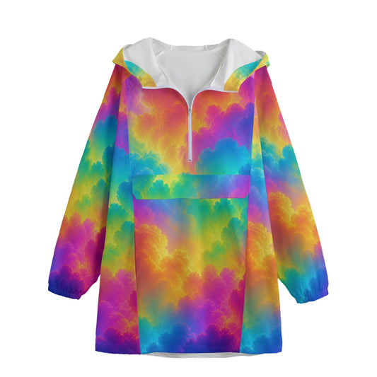 Unisex Windbreaker Long Jacket