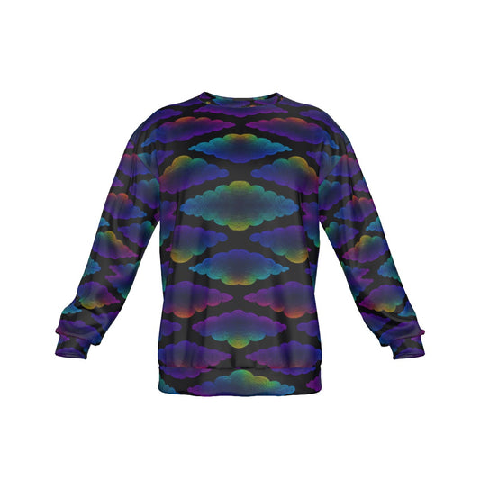 Men's Drop Shoulder Round Neck Long-Sleeved Sweatshirt