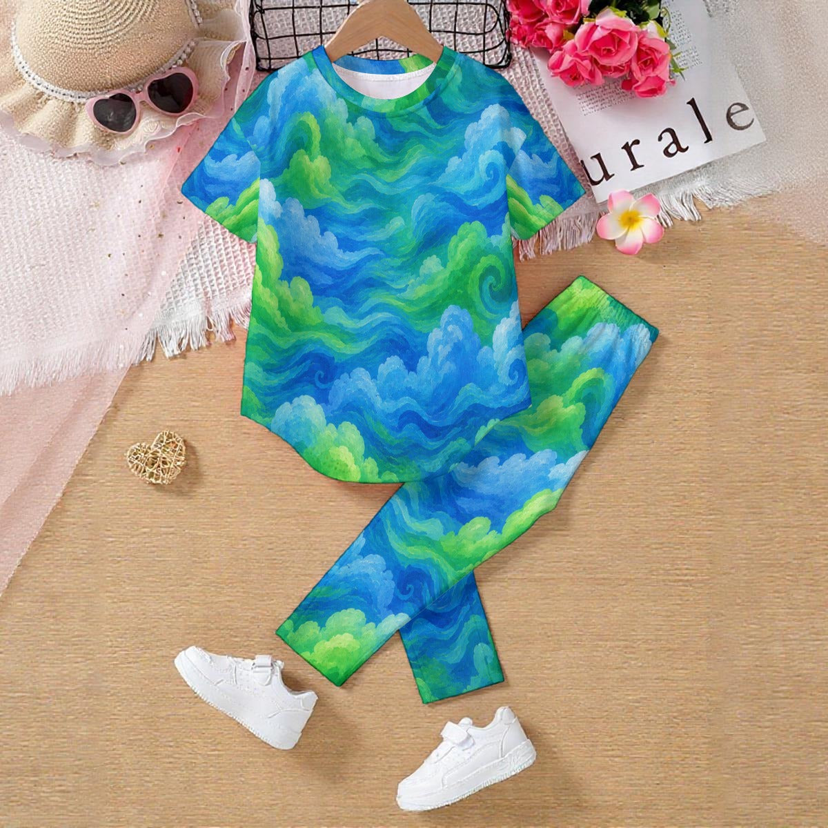 Kids' Casual Top and Pants Set