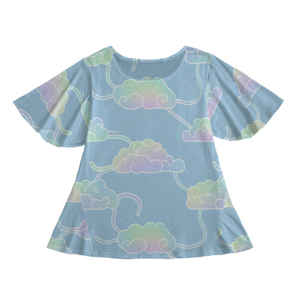 Women's Round Neck T-shirt With Short Sleeve