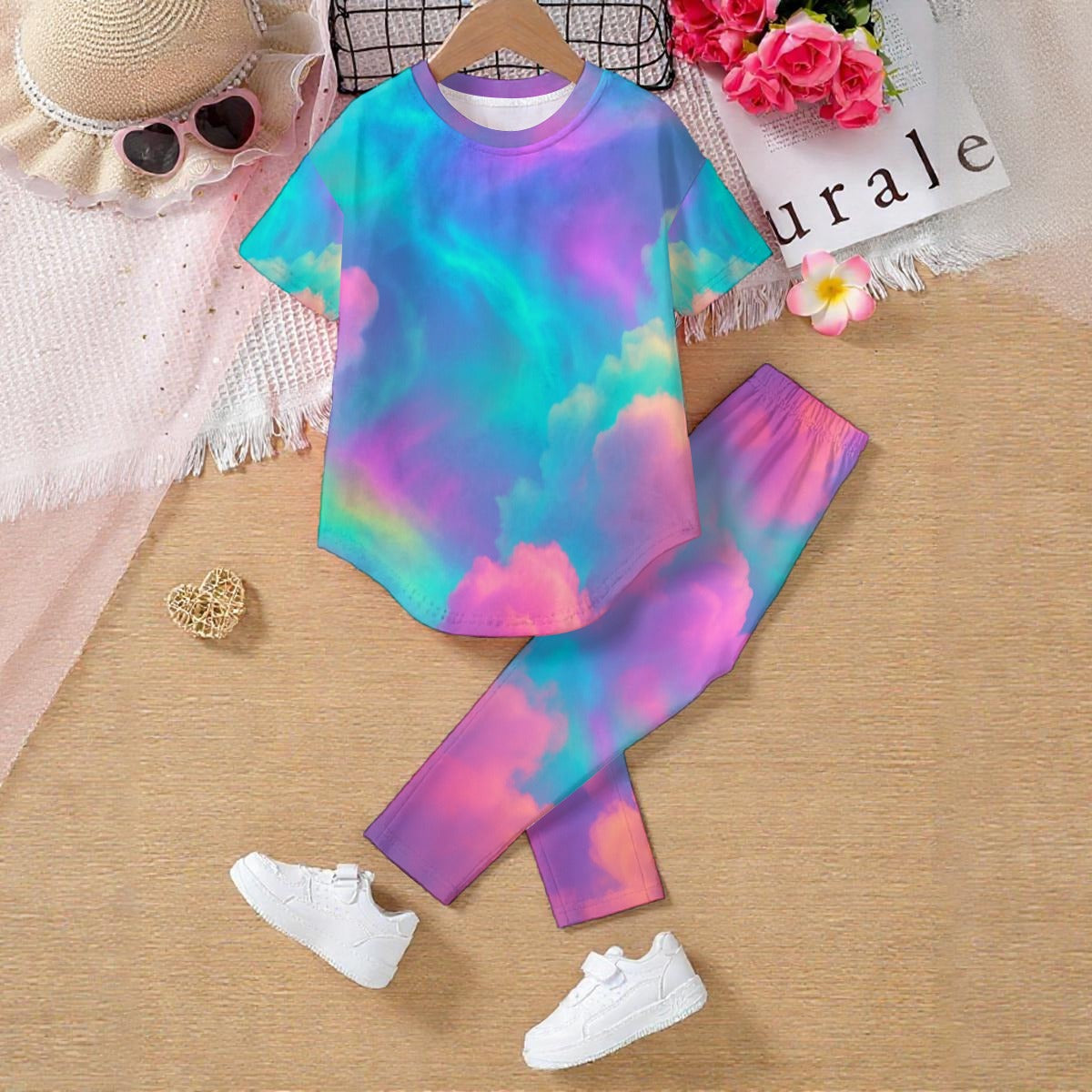 Unisex Kids' Casual Top and Pants Set