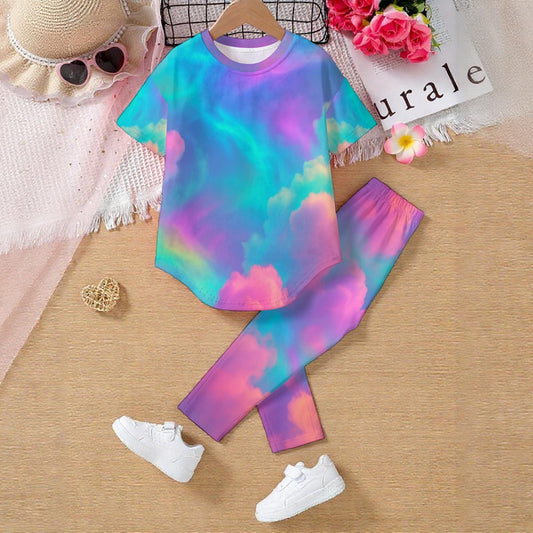 Unisex Kids' Casual Top and Pants Set