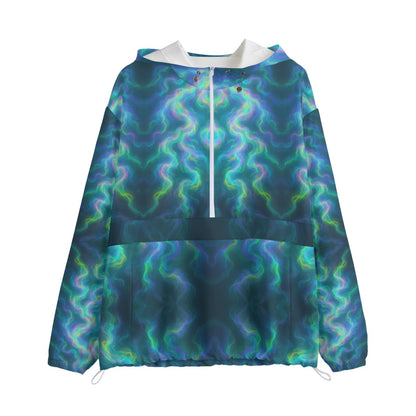 Unisex Pullover Jacket With Zipper Closure