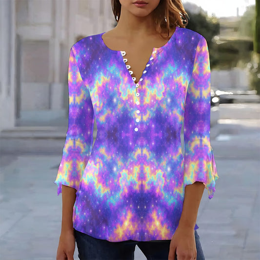 Women's T-shirt With 3/4 Sleeve