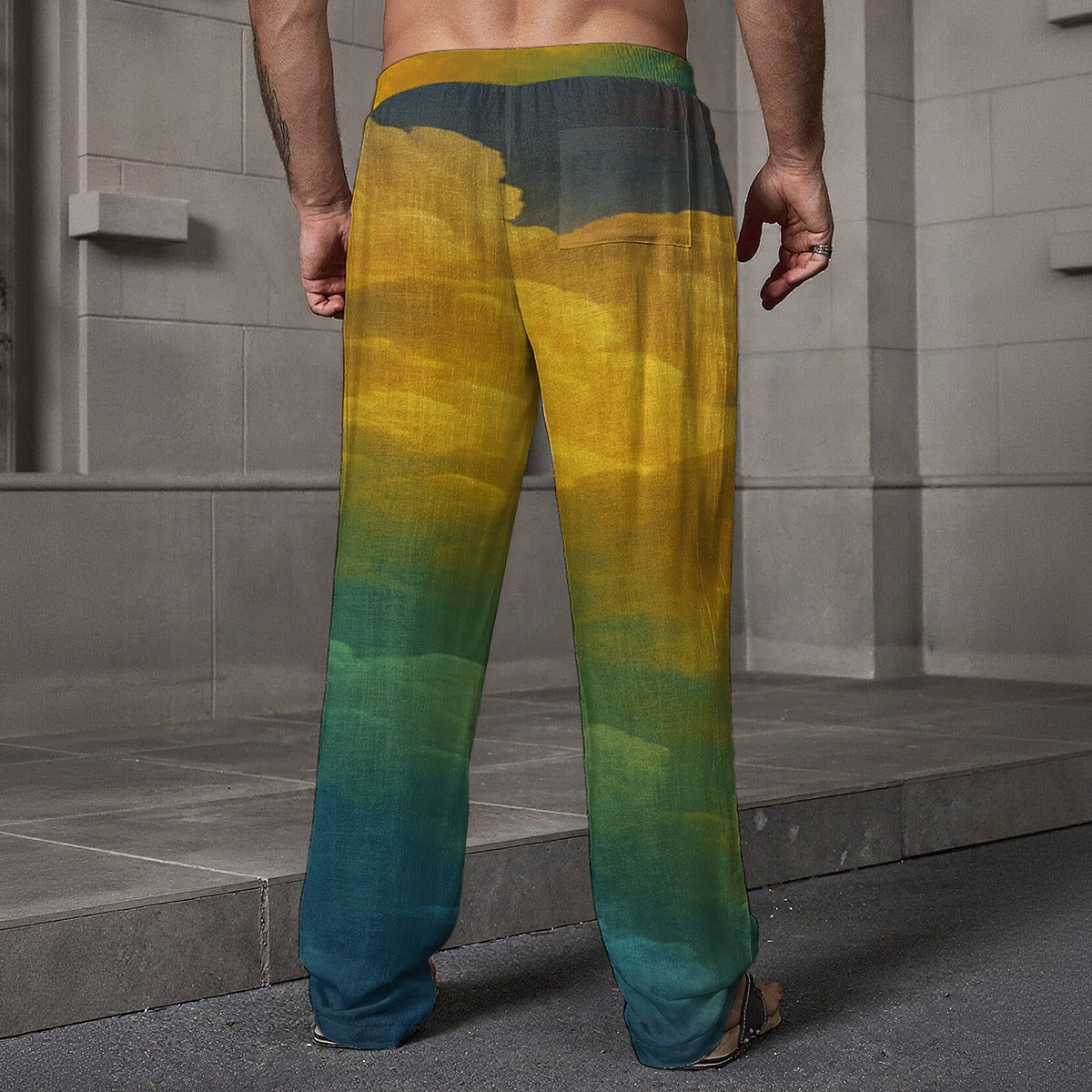 Men's Loose Casual Pants With Pocket