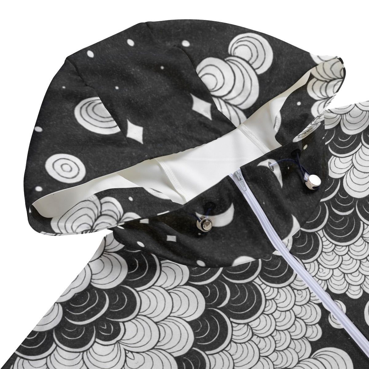 Unisex Pullover Jacket With Zipper Closure