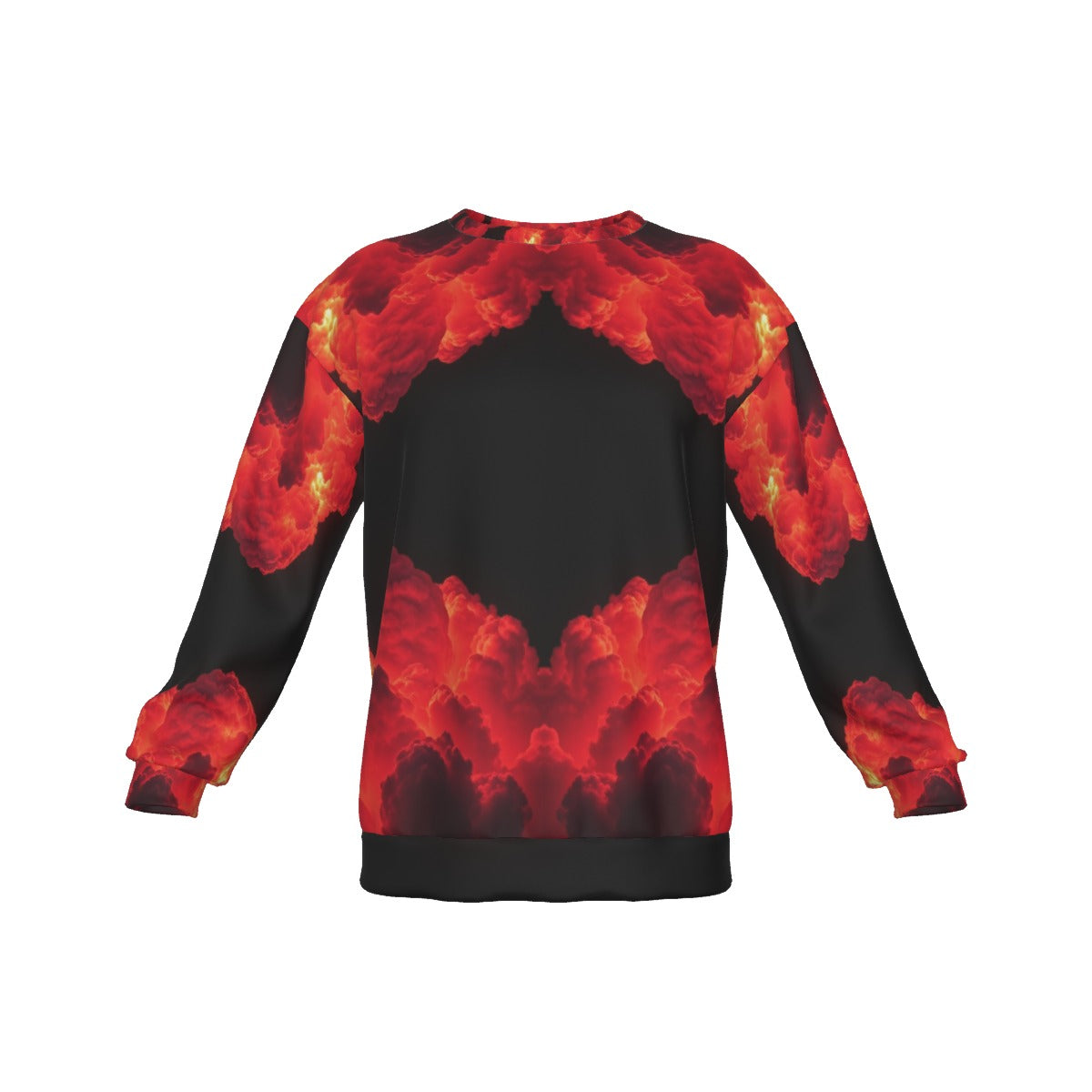 Men's Drop Shoulder Round Neck Long-Sleeved Sweatshirt
