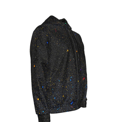 Unisex Zipper Hoodie With Black Lining