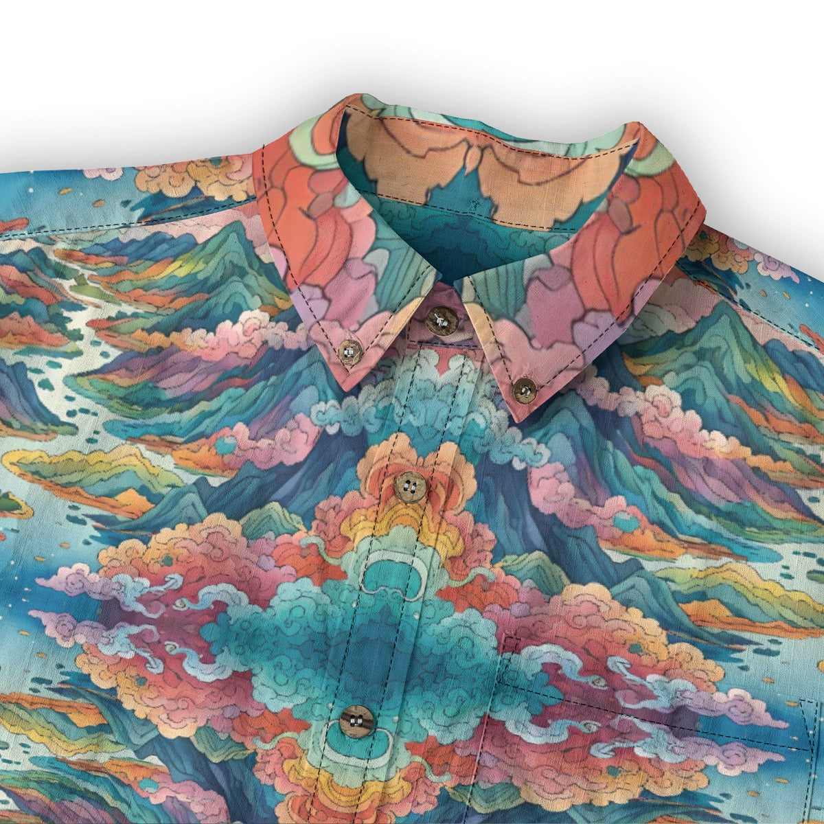 Men's Casual Lapel Long Sleeve Shirt|125GSM Cotton