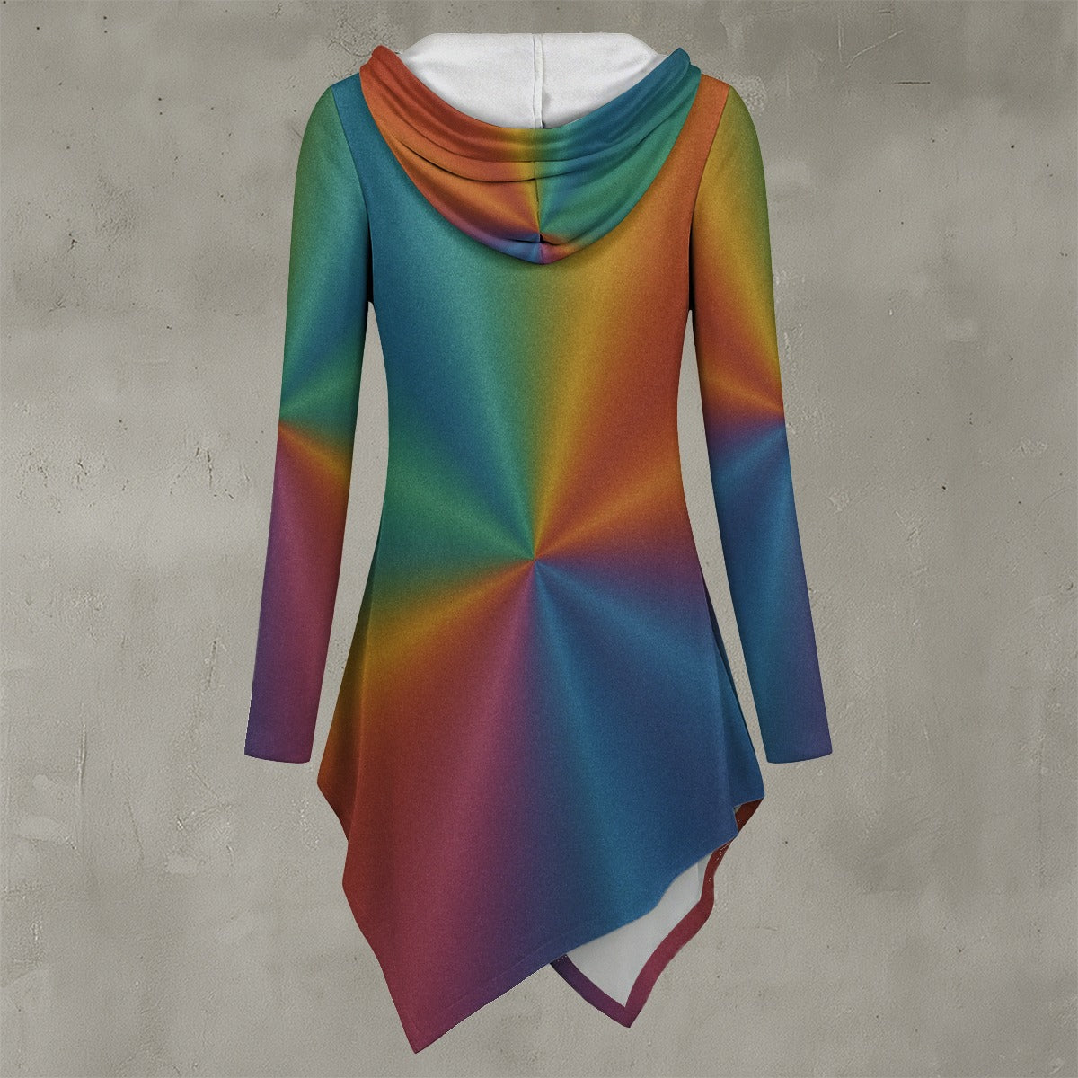 Women's Asymmetric Hem Hoodie