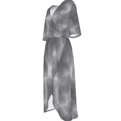 Women's Short Sleeve V-neck Dress