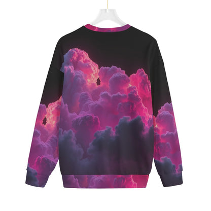 Unisex Drop-shoulder Knitted Fleece Sweater - view 2