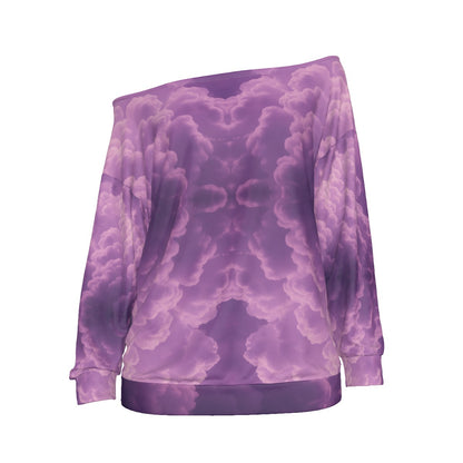Women's Off-Shoulder Sweatshirt