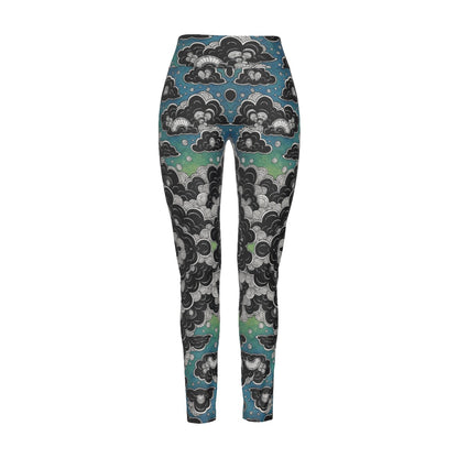 Women's High Waist Leggings | Side Stitch Closure