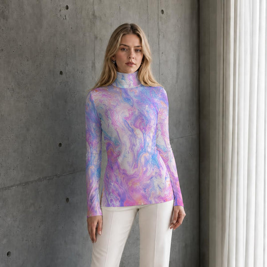 Women’s High-Neck Long-Sleeve Top - view 1