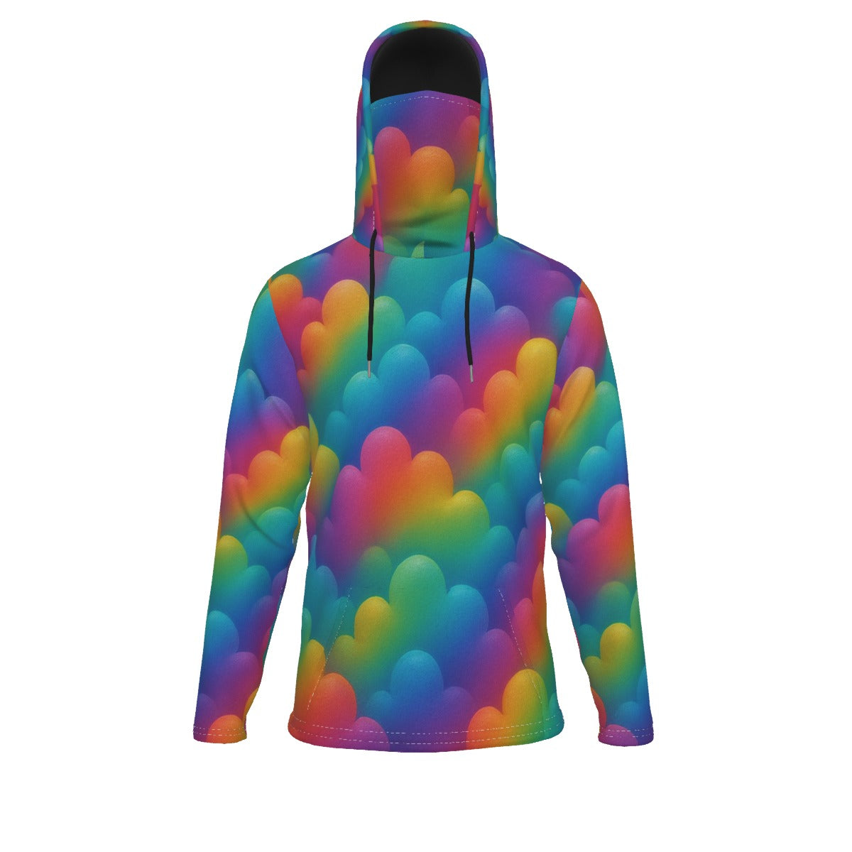 Men's Pullover Hoodie With Mask - view 1