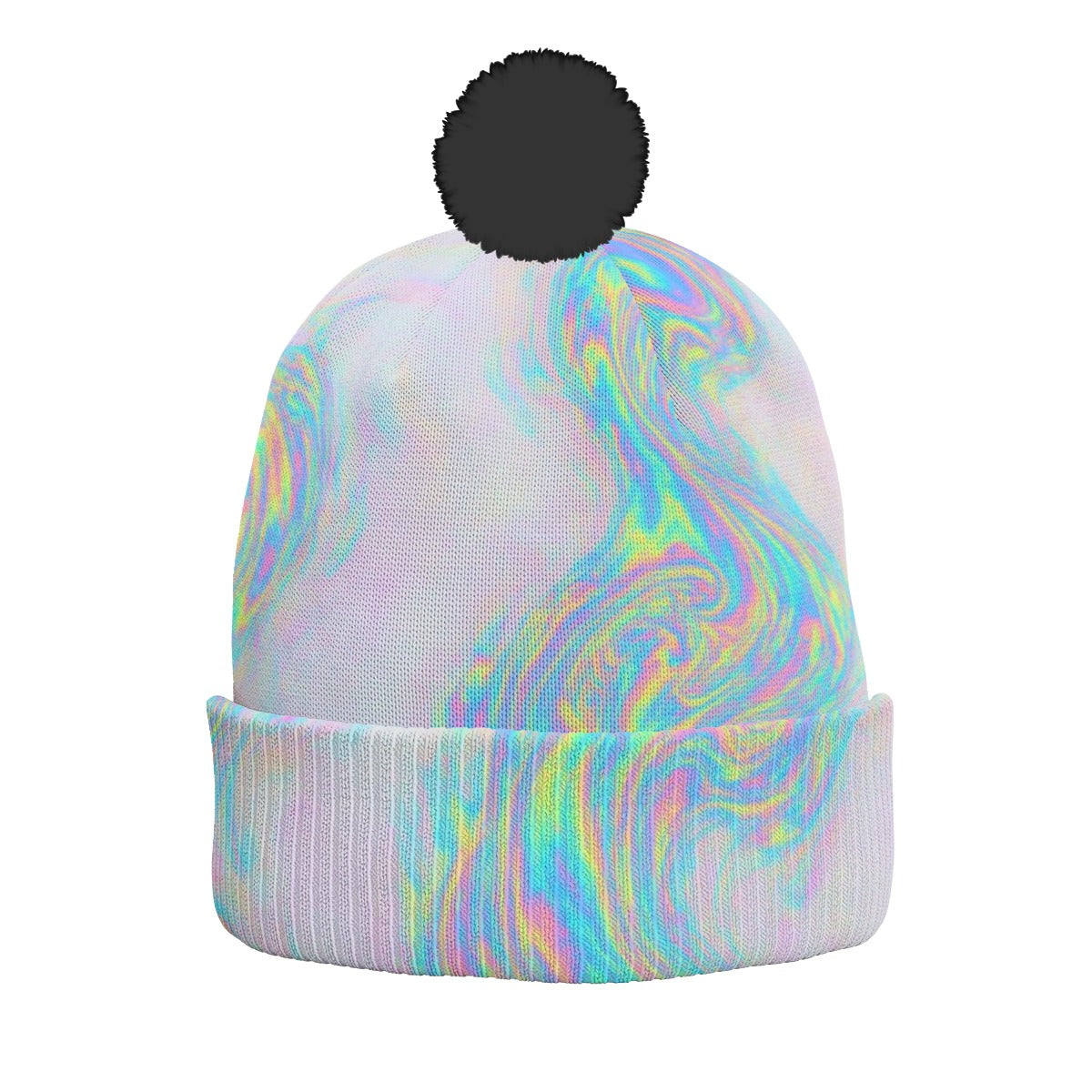 Unisex Knitted Hat With Pom-Pom