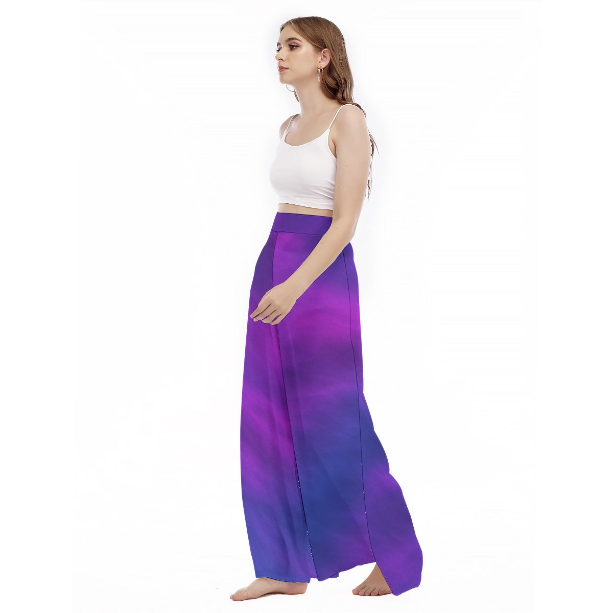 Women's High Waist Wide Leg Trousers