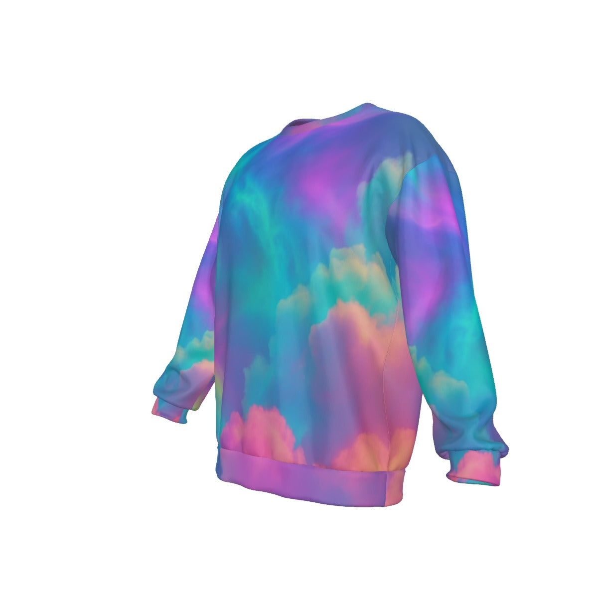 Men's Drop Shoulder Round Neck Long-Sleeved Sweatshirt