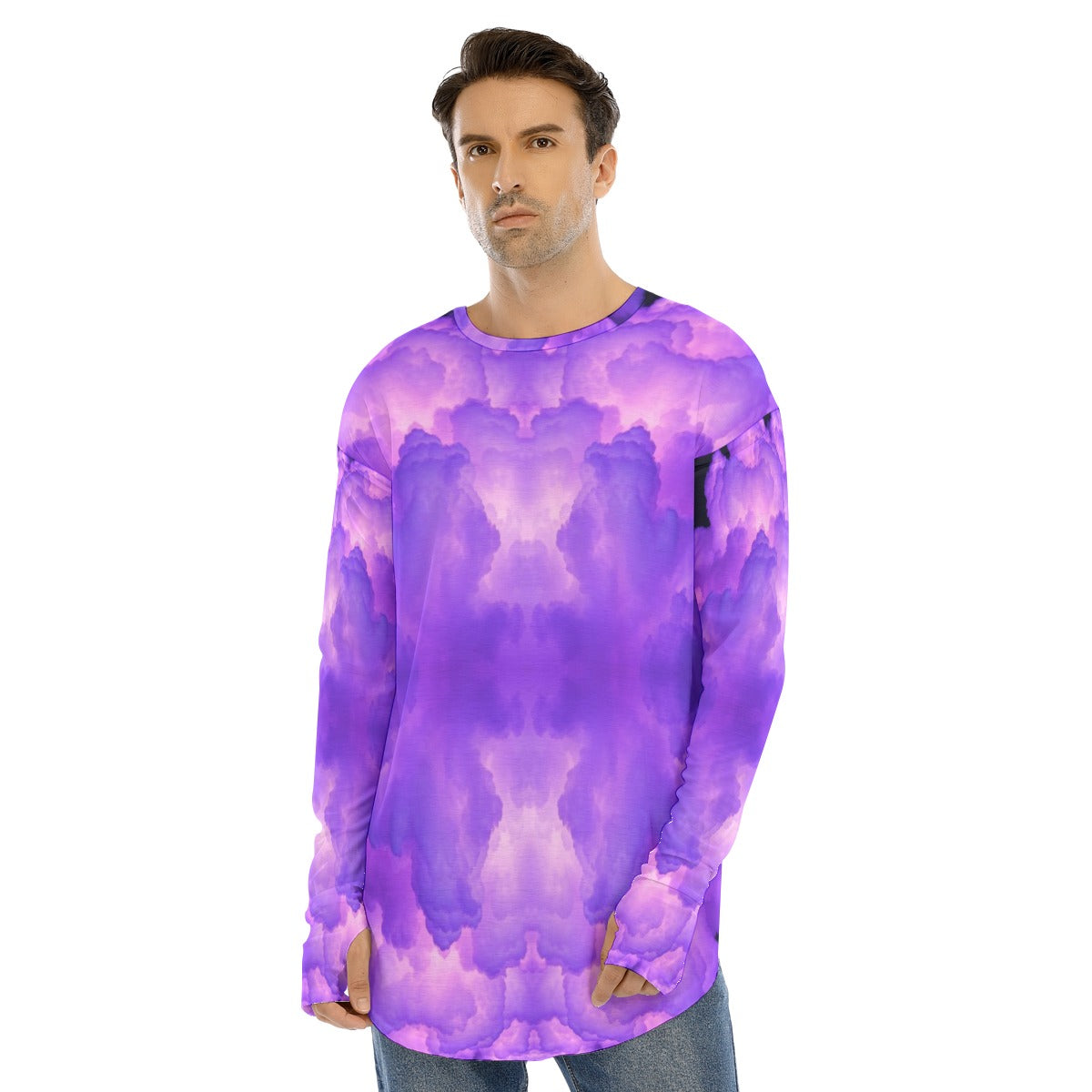 Men's Fingerless Long Sleeve T-shirt