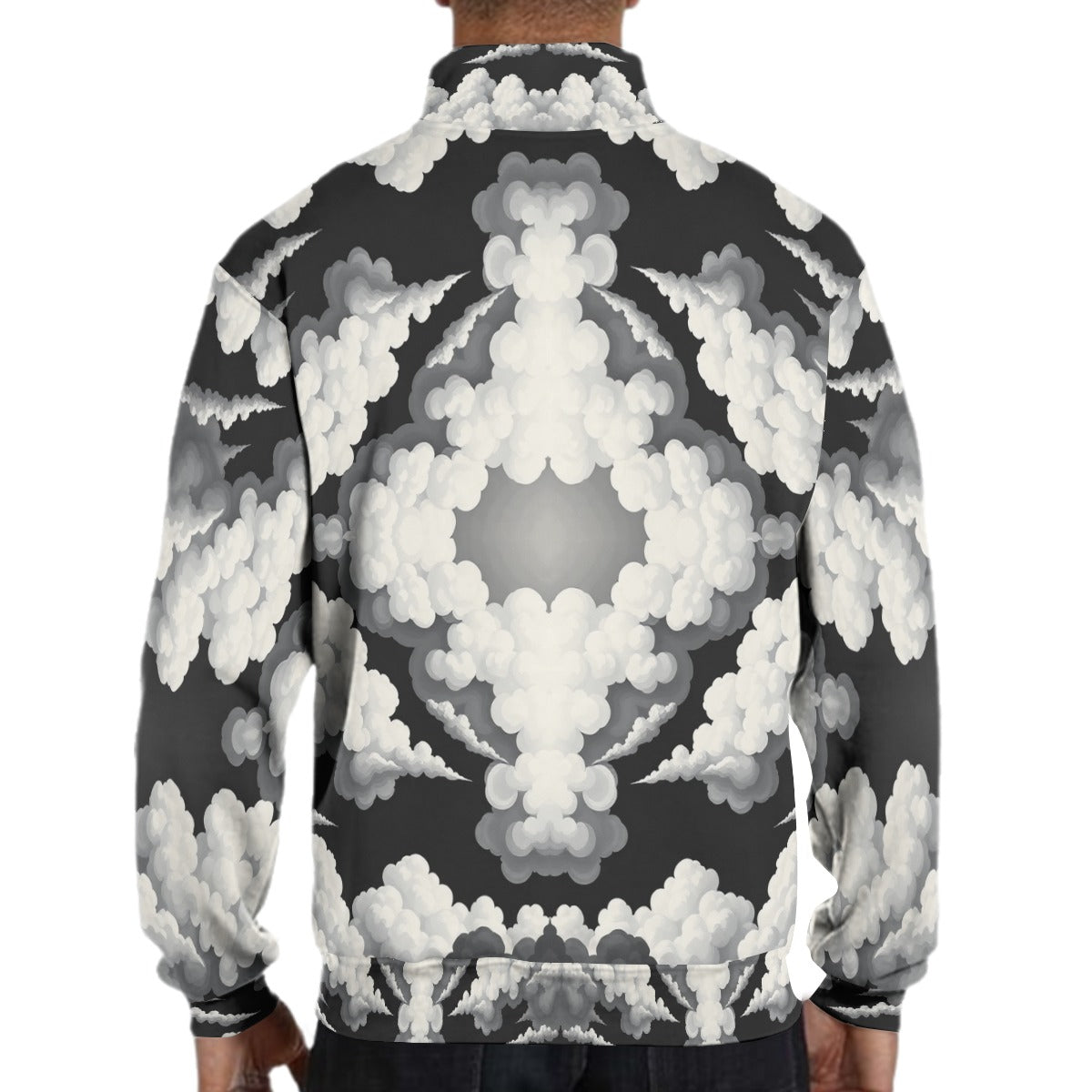 Men's Hidden Half-Zip Placket Hoodie