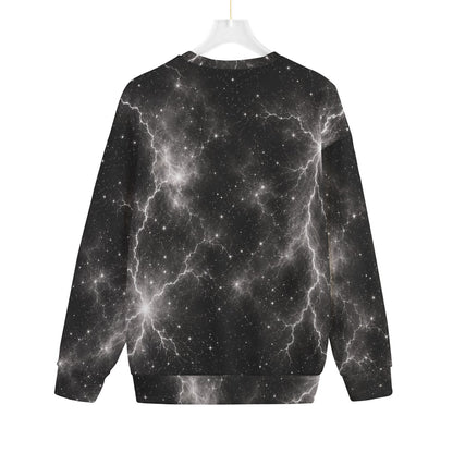 Unisex Drop-shoulder Knitted Fleece Sweater - view 2