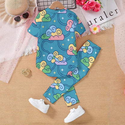Kids' Casual Top and Pants Set
