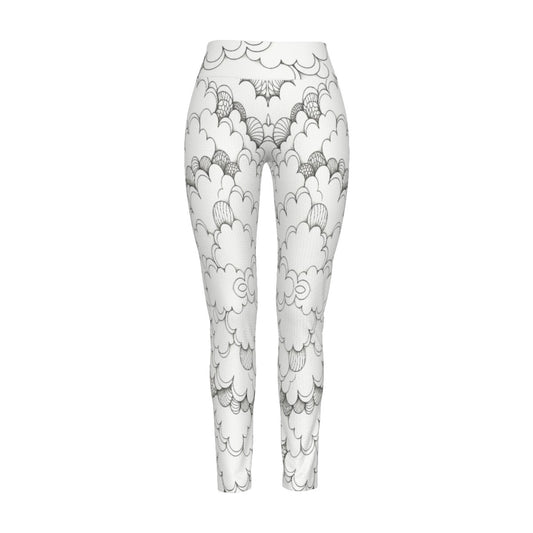 Women's High Waist Leggings | Side Stitch Closure