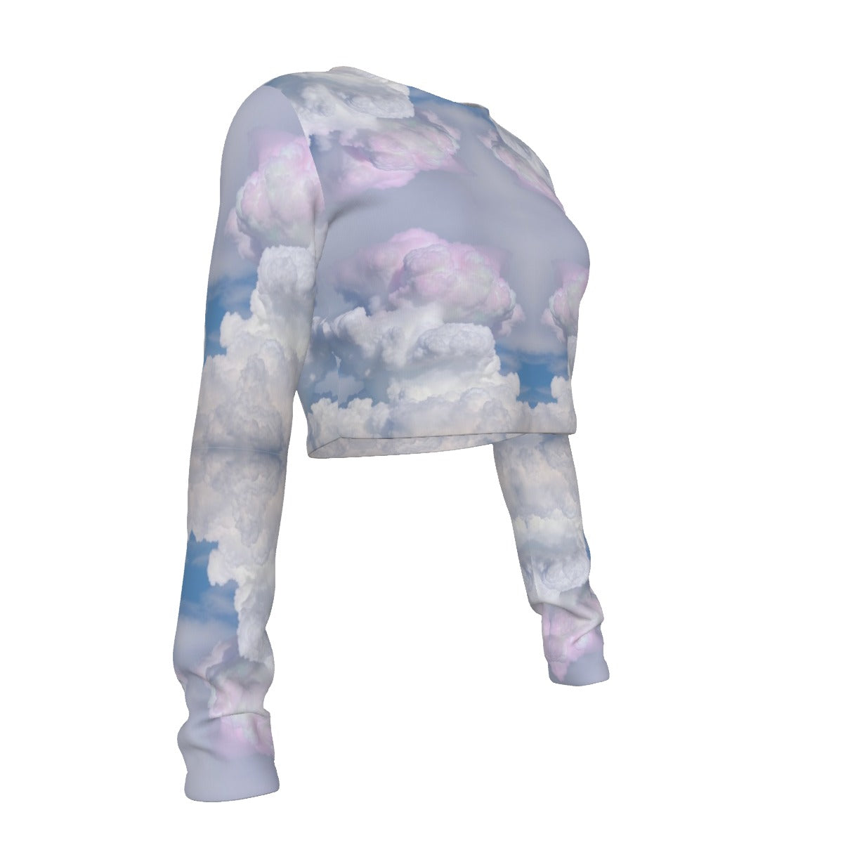 Women's Round Neck Crop Top T-Shirt